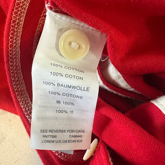 J Crew NWT Knit Goods NWT Union Suit - Red - Size Small Flap Pajamas Long John - Picture 9 of 14